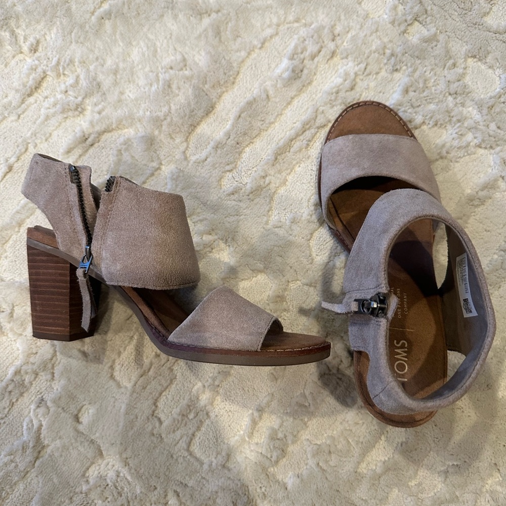 Toms Majorca Cutout Heeled Sandal